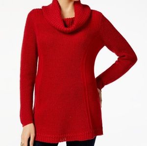 Style & Co Cowl-neck Tunic Sweater S